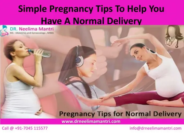 Pregnancy Tips for Normal Delivery | Simple Exercises for Normal Delivery | Tips for Healthy Pregnancy