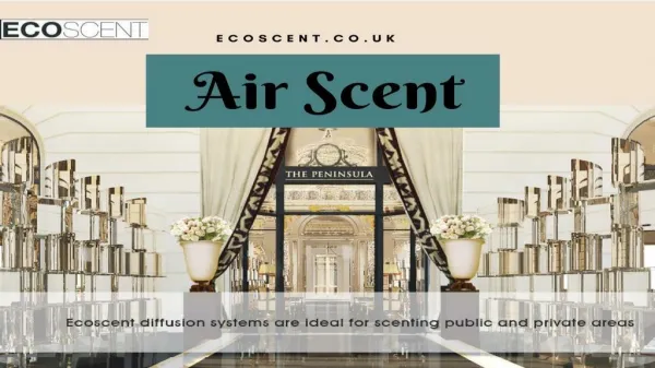 Importance of Air Scent Machines