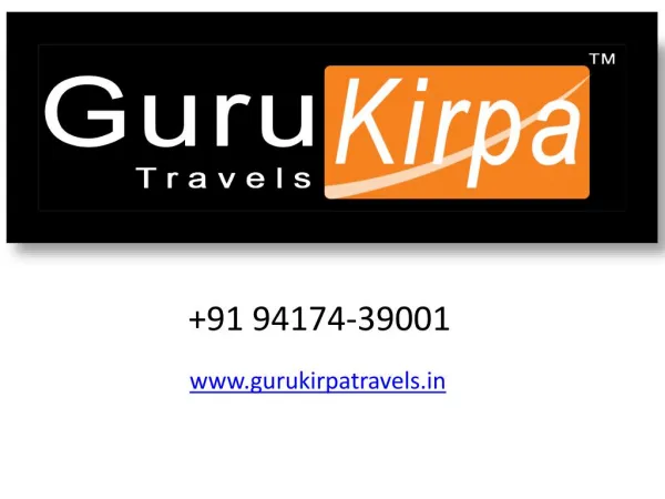 Guru Kirpa Travels | Taxi Hire in Amritsar | Cabs in Amritsar