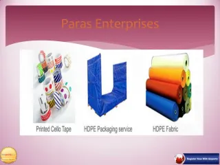 Paras enterprises - slide 1