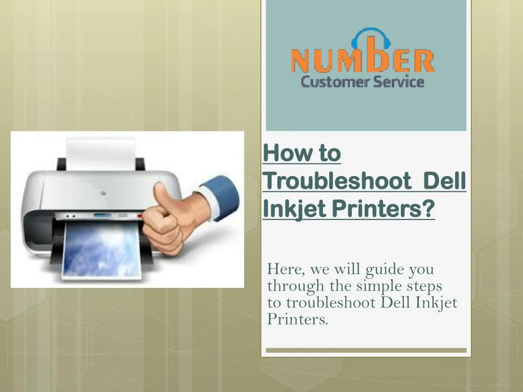 how to troubleshoot dell inkjet printers
