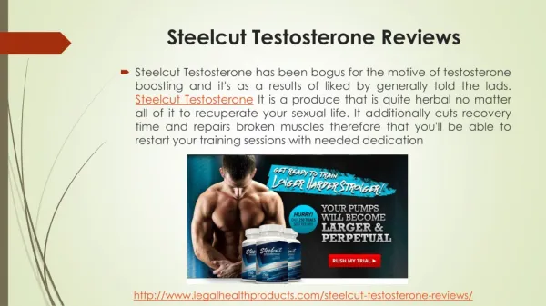 Steelcut Testosterone Where to Buy and Free Trial