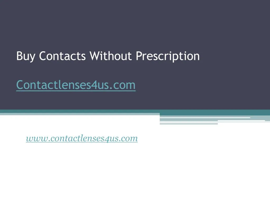 buy contacts without prescription contactlenses4us com