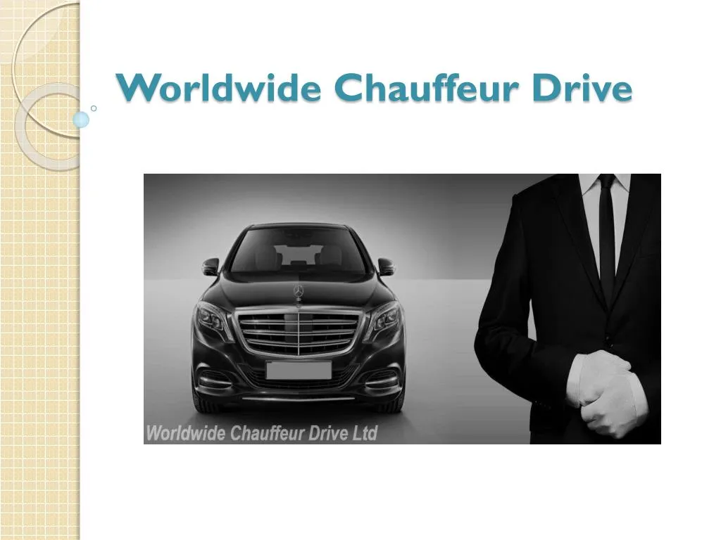worldwide chauffeur drive