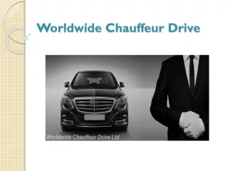 worldwide Chauffeur Drive - slide 1