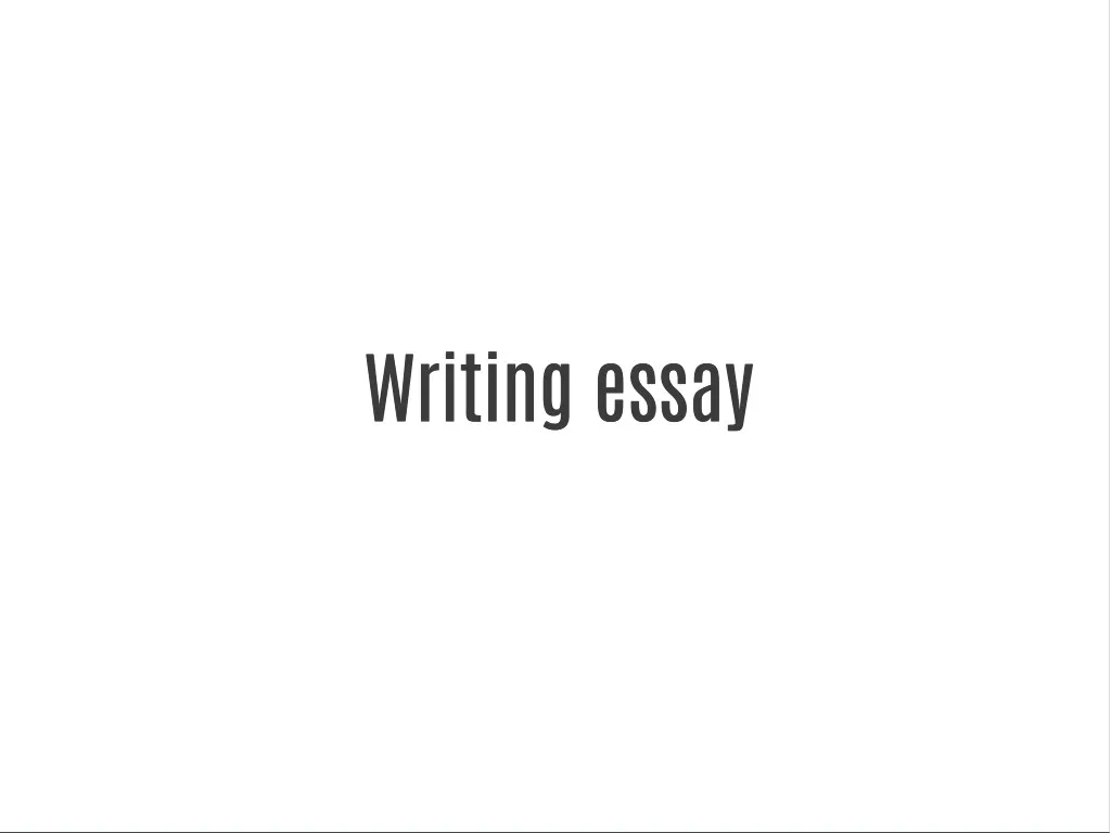 writing essay writing essay