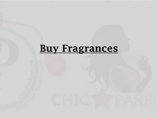 Buy Fragrances