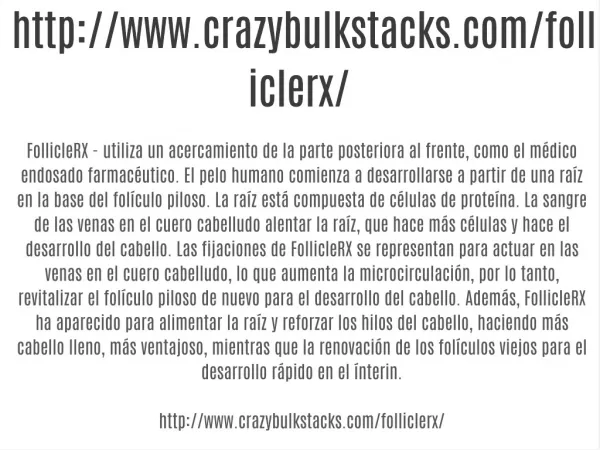 http://www.crazybulkstacks.com/folliclerx/