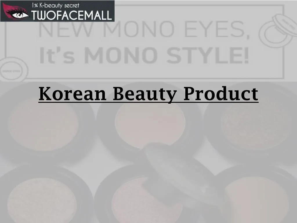korean beauty product