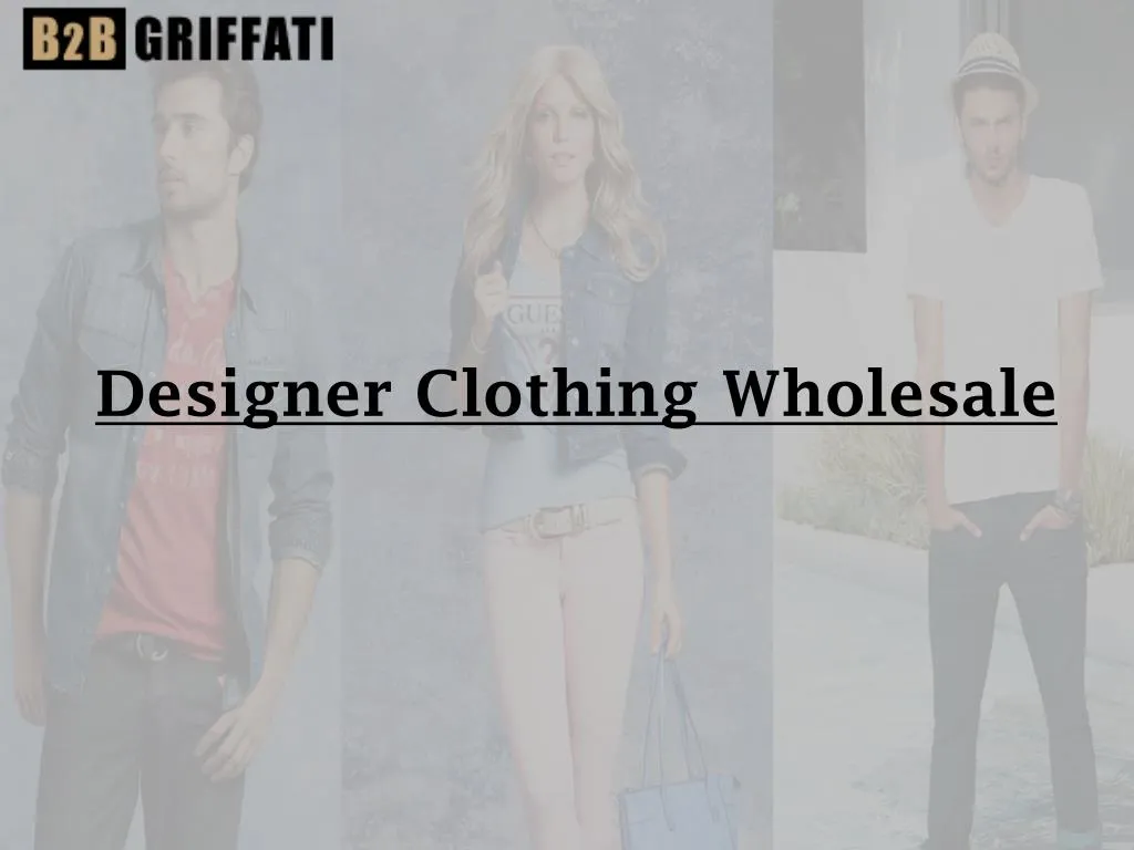 designer clothing wholesale