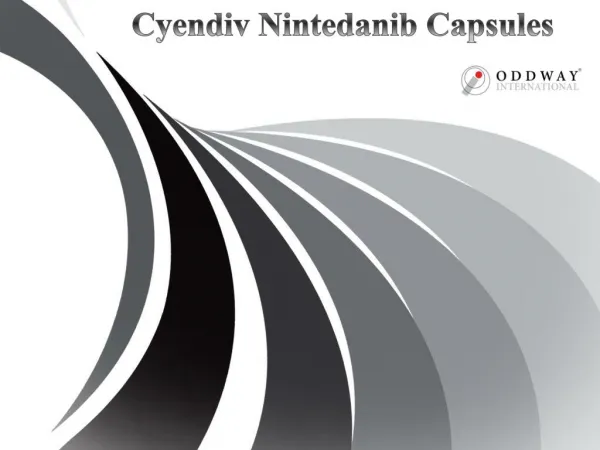 Cyendiv 100mg Capsules Boehringer | Generic Nintedanib Capsules Price | Wholesale Generic Medicine Suppliers