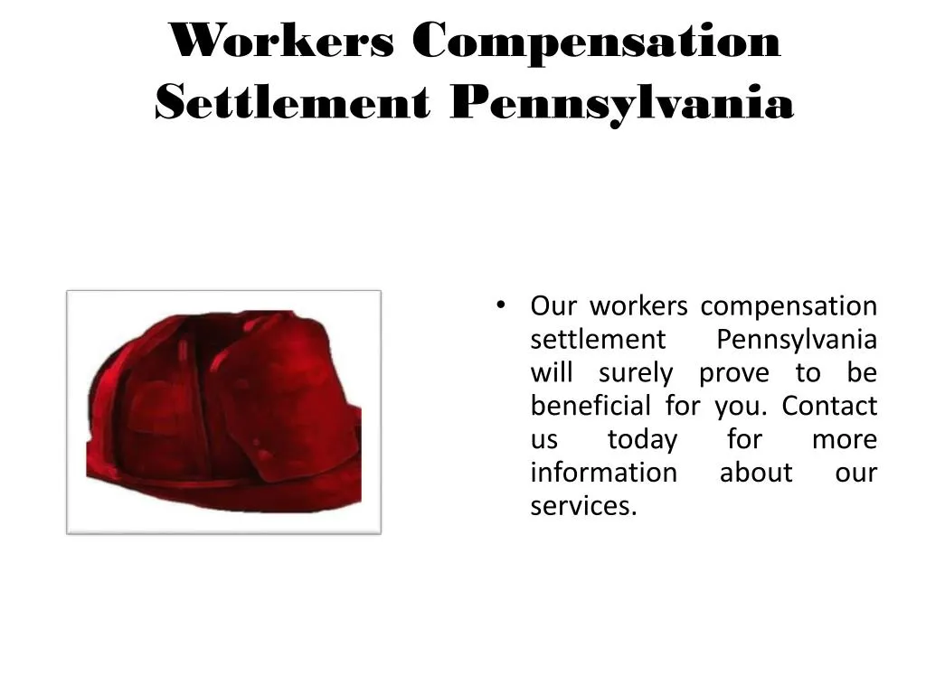 workers compensation settlement pennsylvania