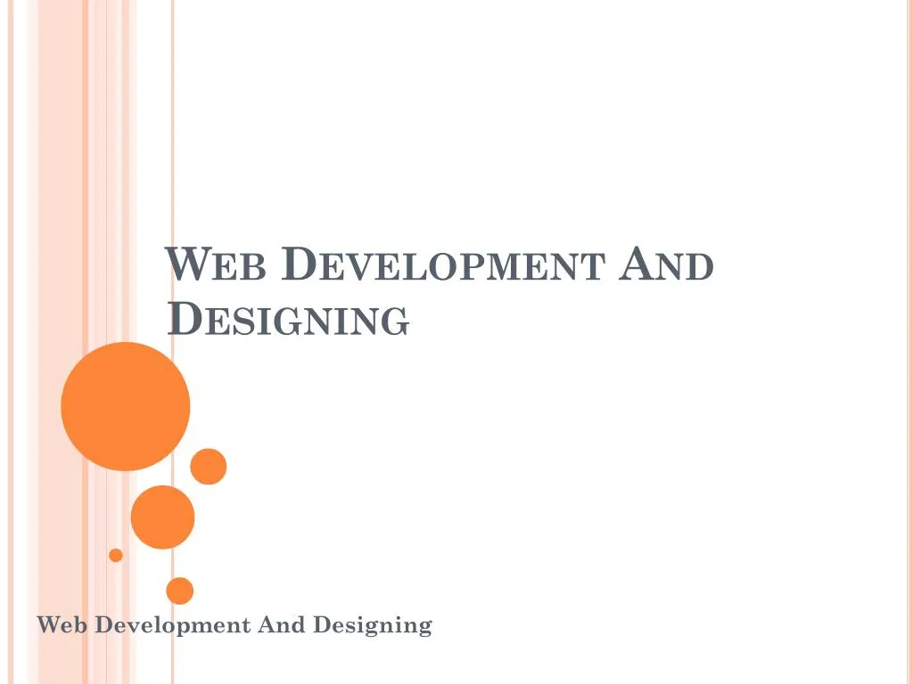 web development and designing