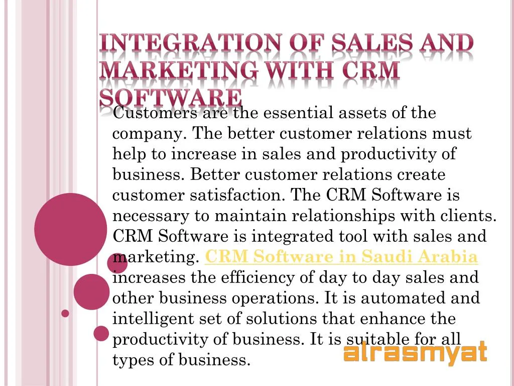 integration of sales and marketing with