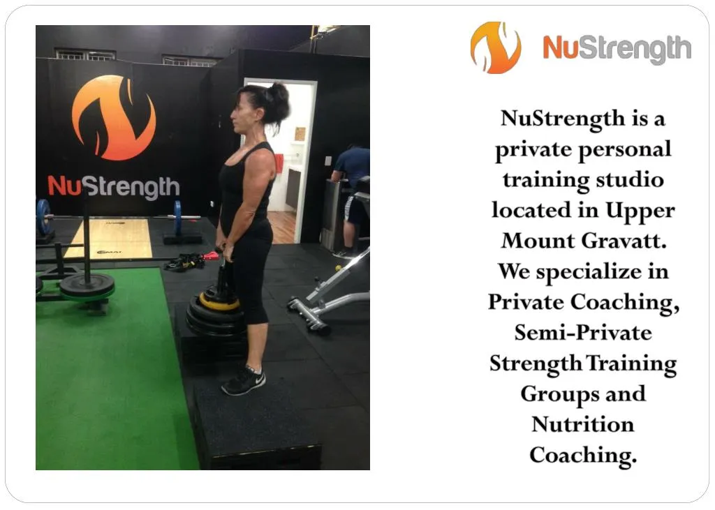 nustrength is a private personal training studio