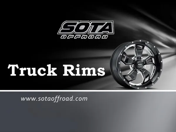 Truck Rims - www.sotaoffroad.com