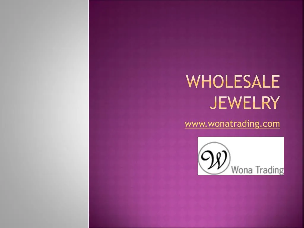 wholesale jewelry