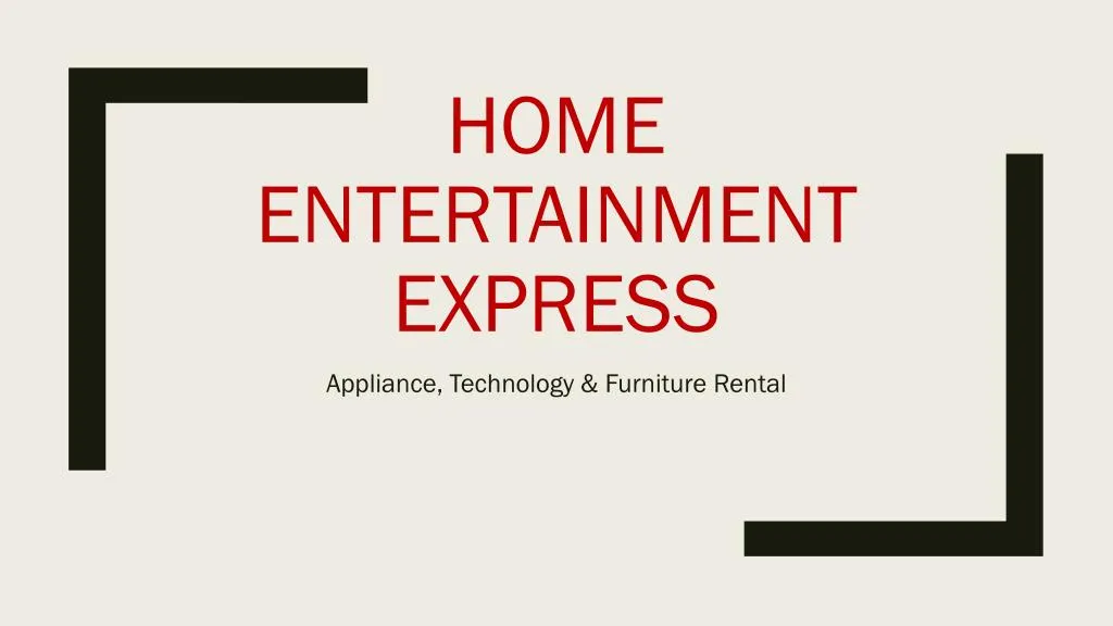 home entertainment express