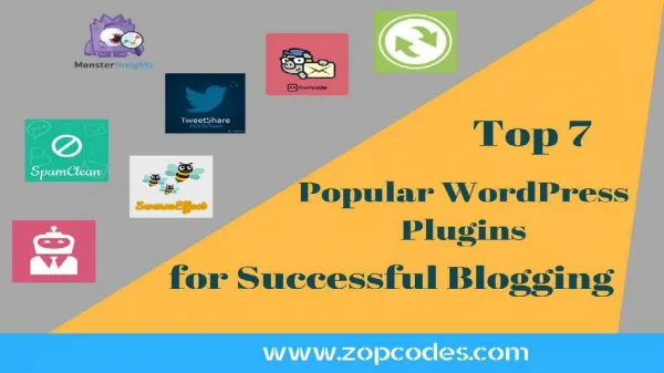 Top 7 Popular WordPress Plugins for Successful Blogging