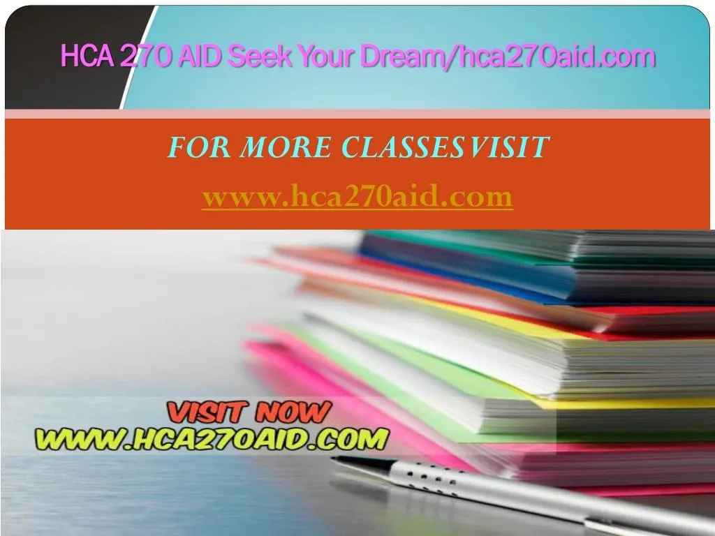 hca 270 aid seek your dream hca270aid com