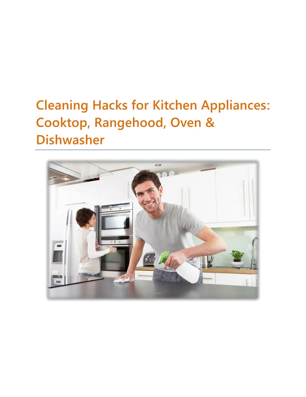 cleaning hacks for kitchen appliances cooktop