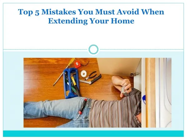 House Remodelling Mistakes to Avoid