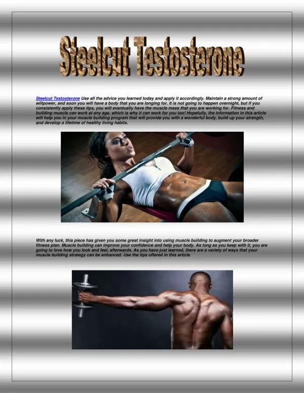 http://www.healthbuzzer.com/steelcut-testosterone/