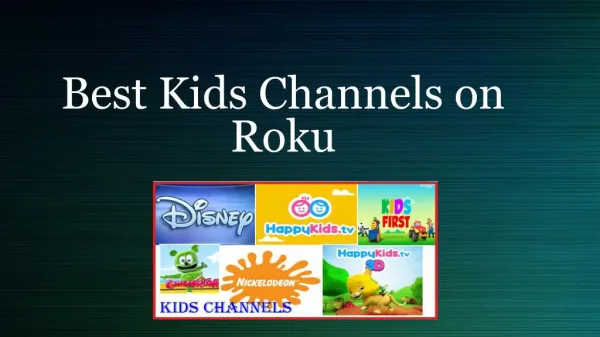 Best Kids Channels on Roku