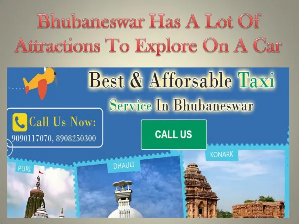 Bhubaneswar Has A Lot Of Attractions To Explore On A Car