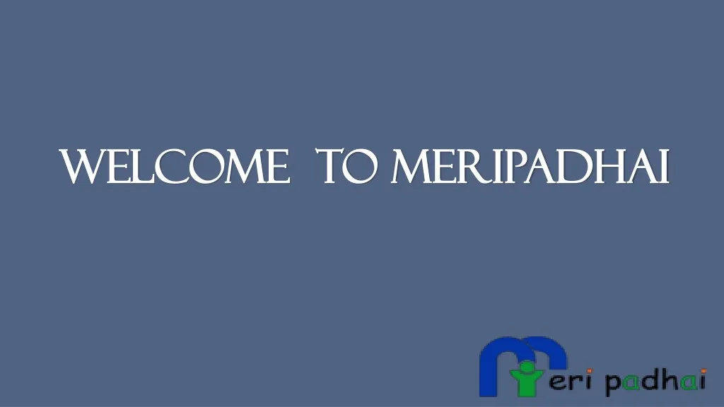welcome to meripadhai welcome to meripadhai