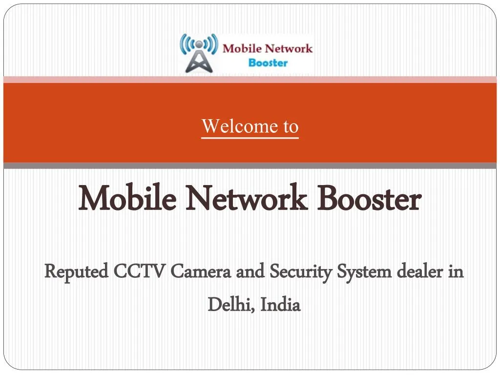 welcome to mobile network booster