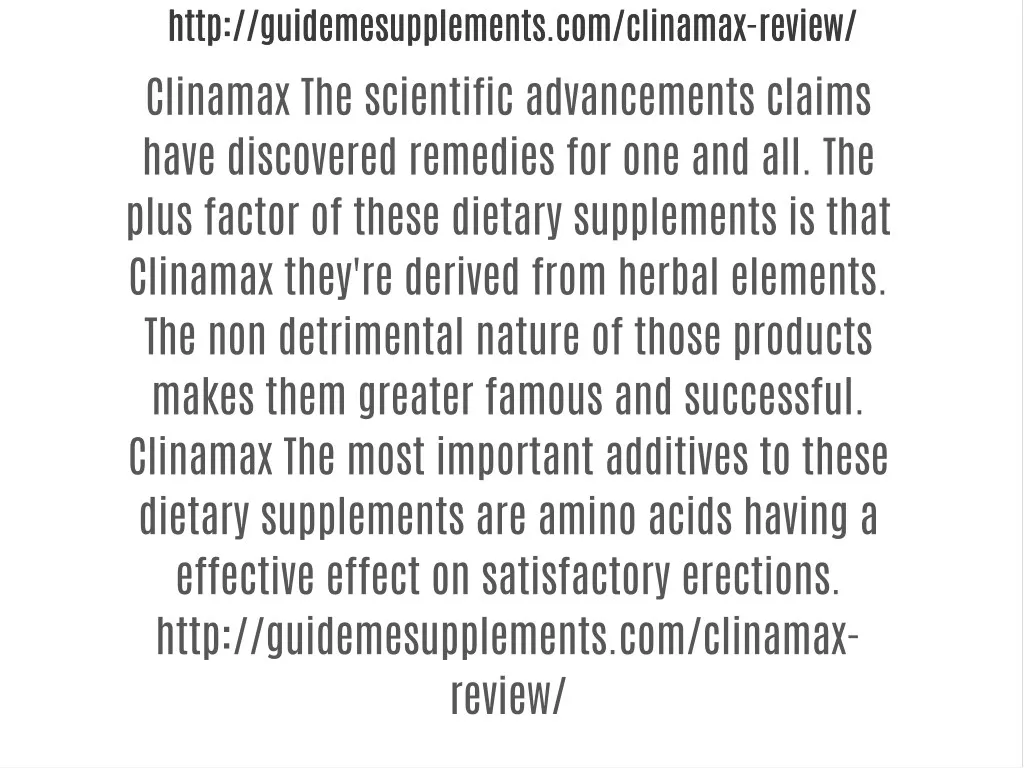 http guidemesupplements com clinamax review http