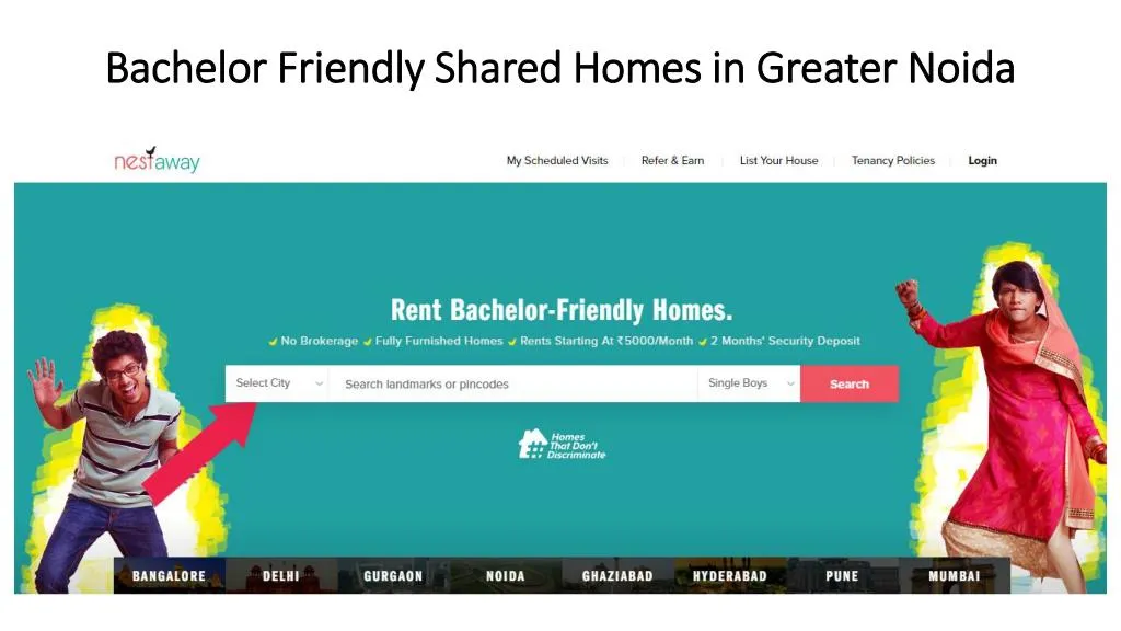 bachelor friendly shared homes in greater noida