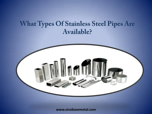 Stainless Steel Pipes Manufacturer