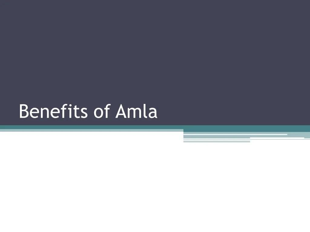 benefits of amla
