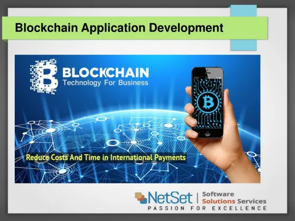 Blockchain Application Development -with Netset Software Pvt.Ltd