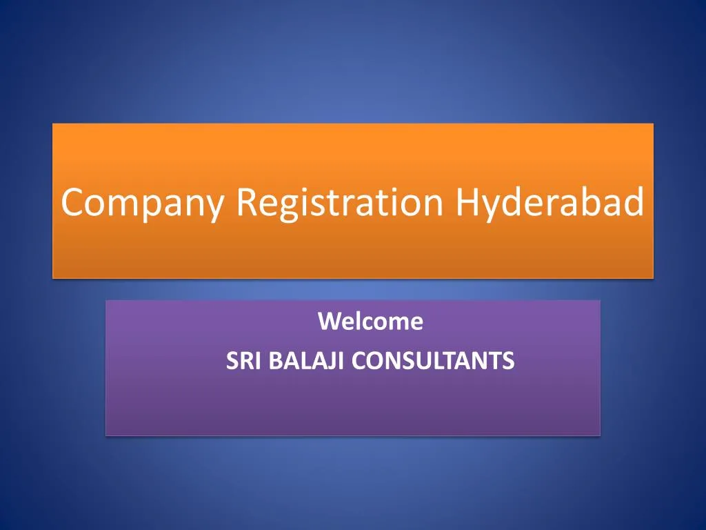 company registration hyderabad