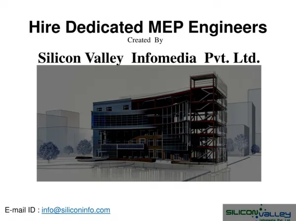 Hire Dedicated Mep Engineer - Silicon Valley