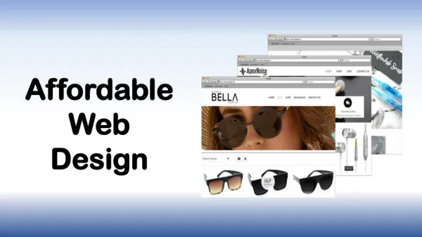 Affordable web design