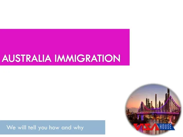 Consult Visa House as immigration consultants for Australia