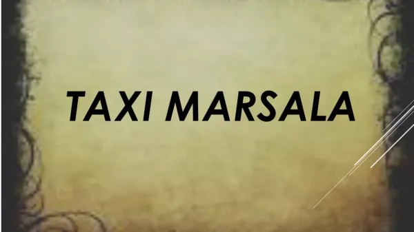 taxi marsala