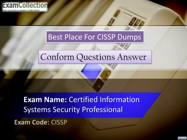 Free CISSP Dumps | Examcollection.in