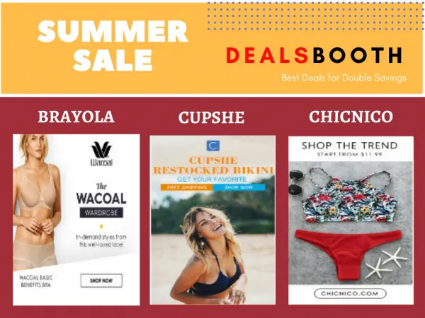 Dealsbooth Summer Sale