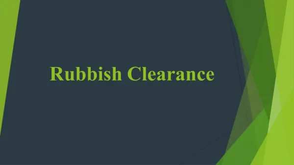 Rubbish clearance - Rubbishtogo