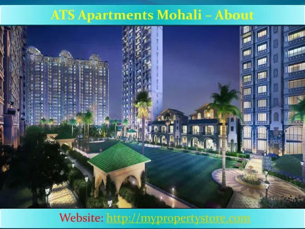 ATS Apartments in Mohali - Mypropertystore.com