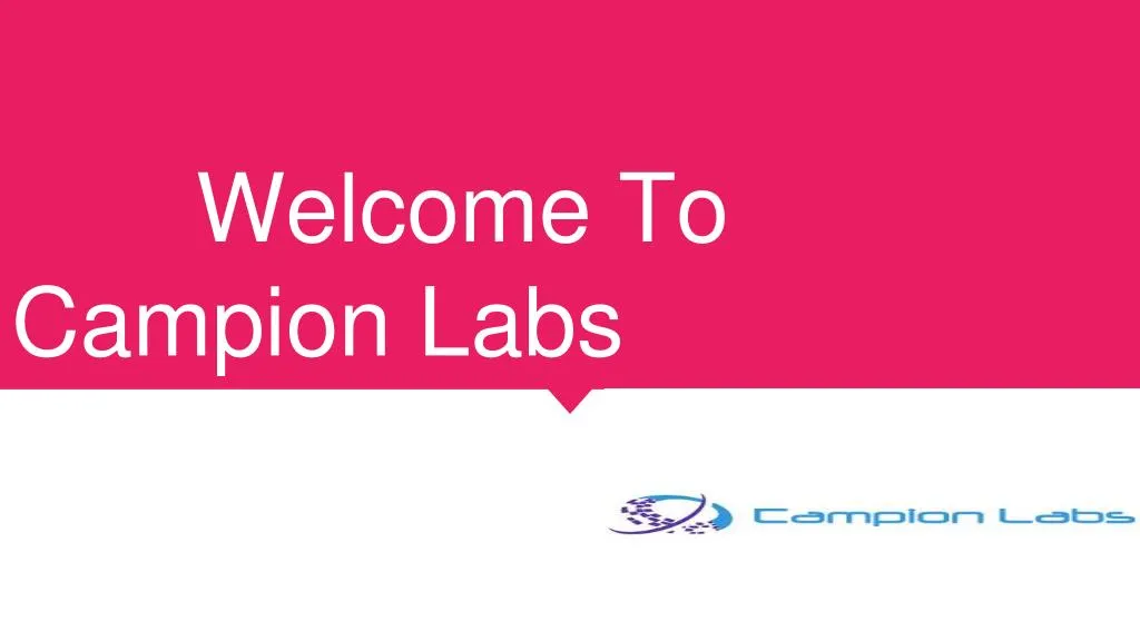 welcome to campion labs
