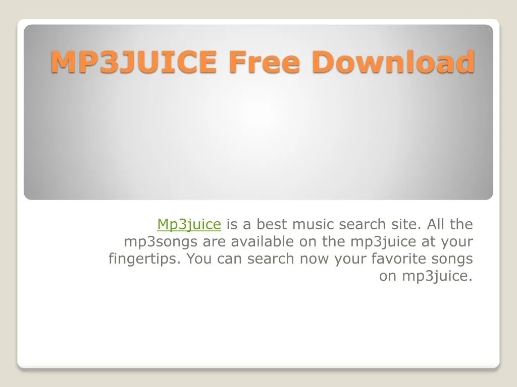 mp3juice free download