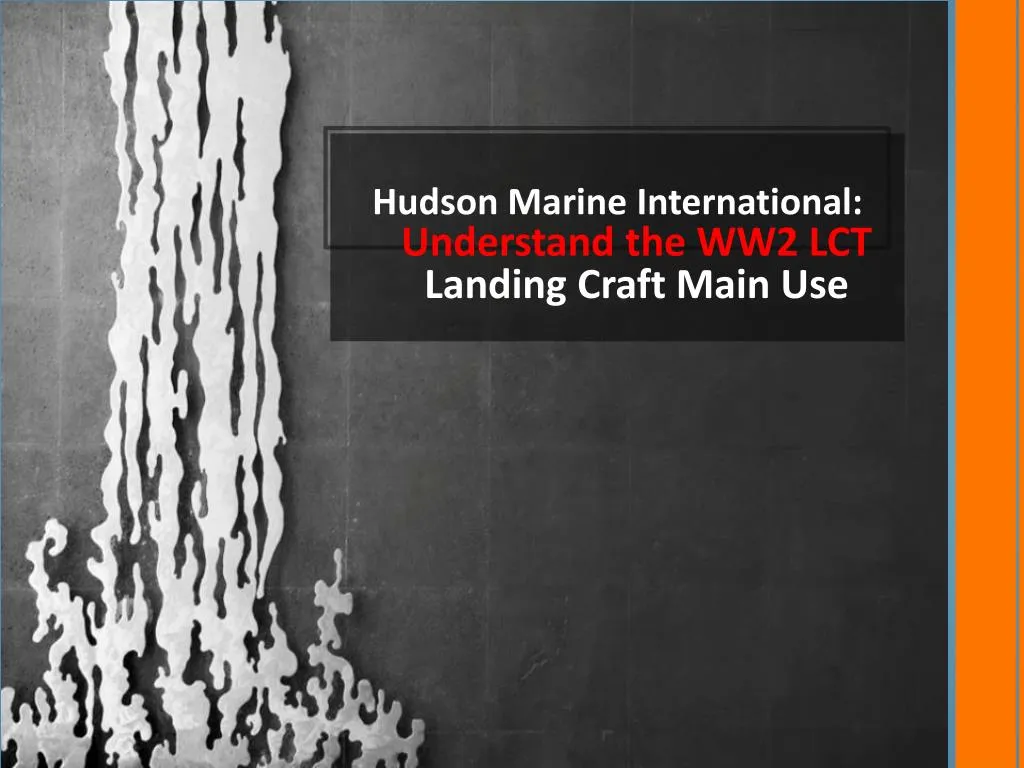 hudson marine international understand