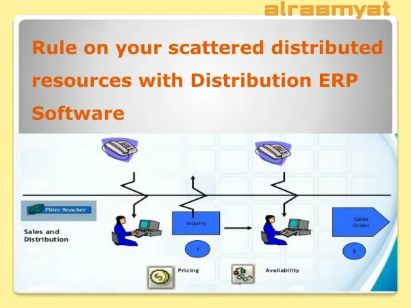 Rule on your scattered distributed resources with Distribution ERP Software