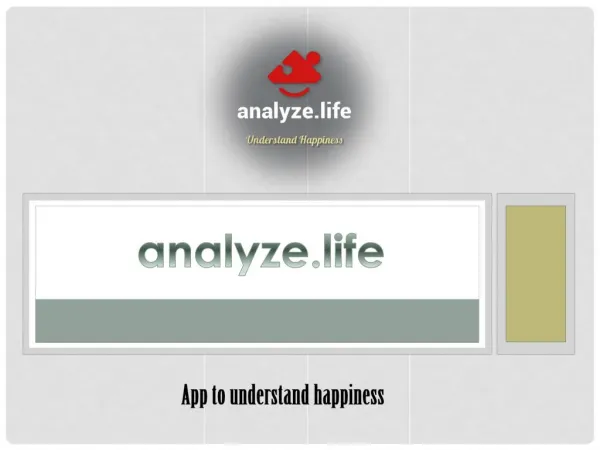 App To understand Happiness